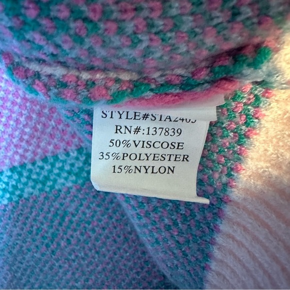 Luna Ivy Colorful Sweater Vest Strawberry Dog Cherry Flower - Picture 3 of 6